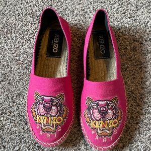Pink Tiger canvas Kenzo shoes
